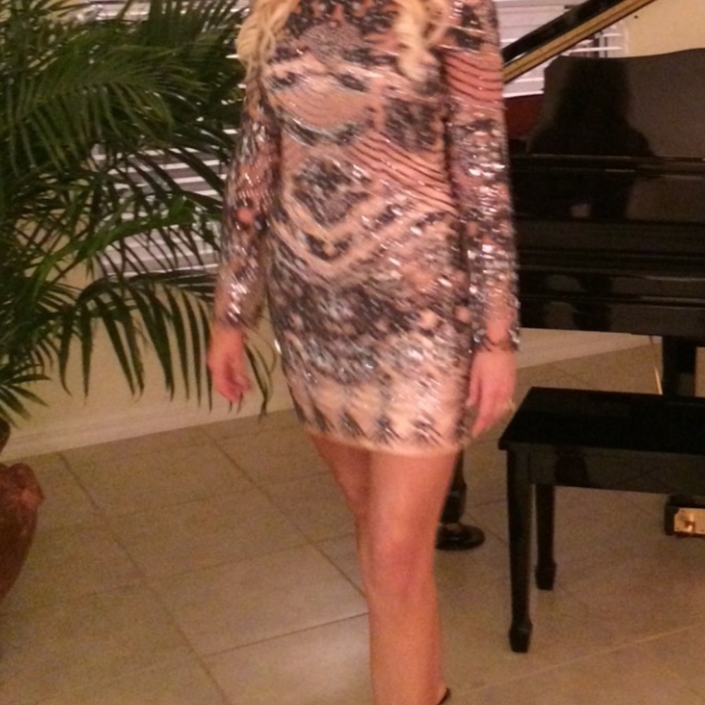 Gorgeous jeweled cocktail dress